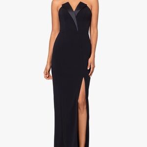 Betsy & Adam Classic White Dress